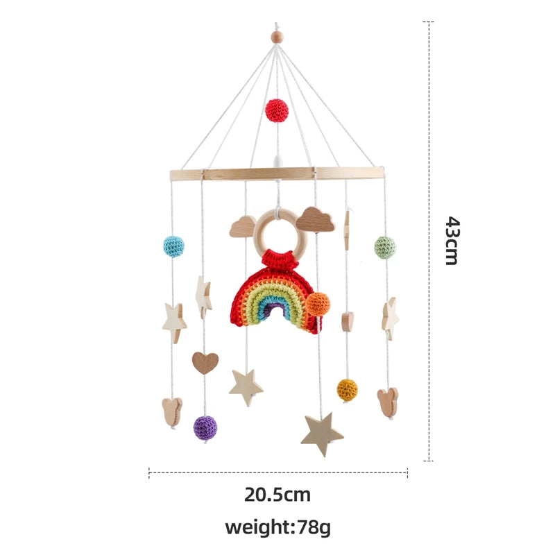 Wooden Baby Crib Mobile