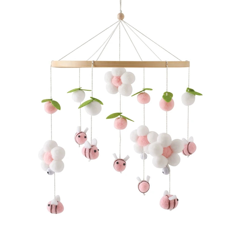 Wooden Baby Crib Mobile