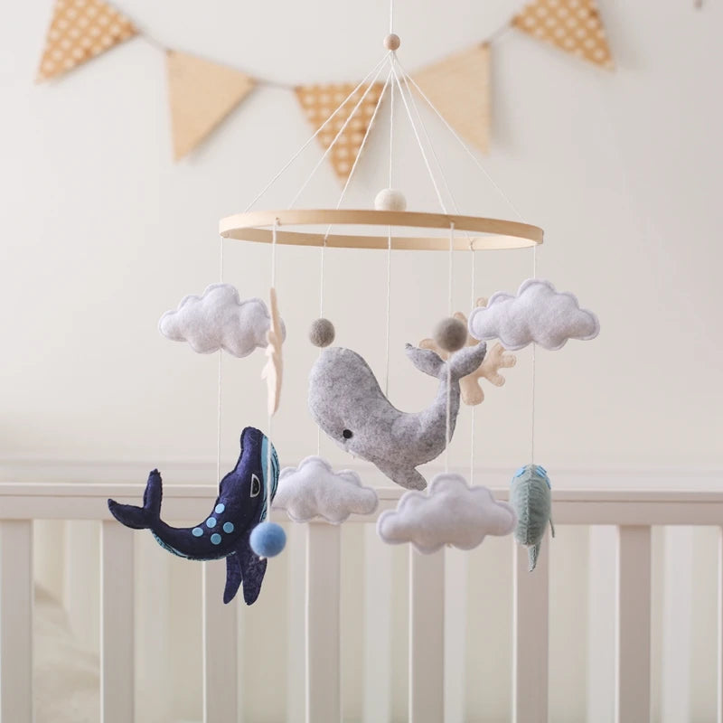 Wooden Baby Crib Mobile