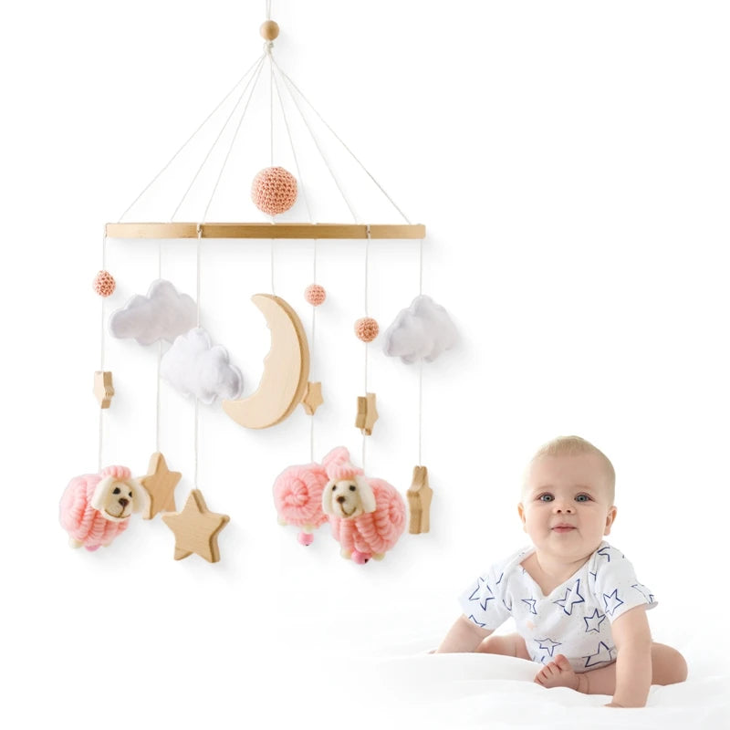Wooden Baby Crib Mobile