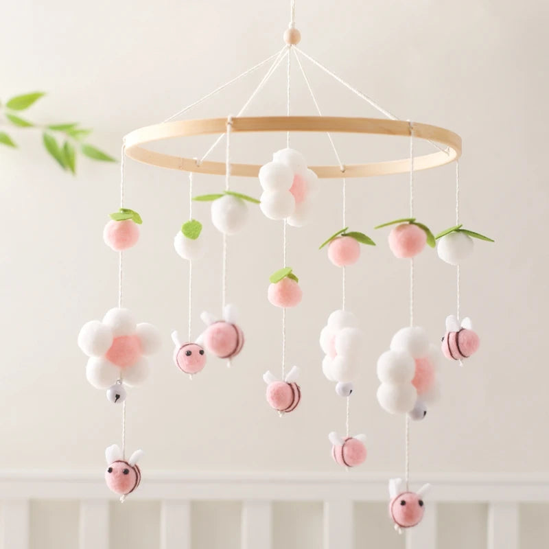 Wooden Baby Crib Mobile