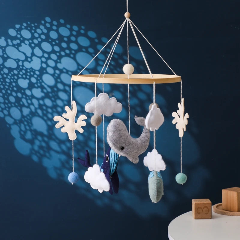 Wooden Baby Crib Mobile