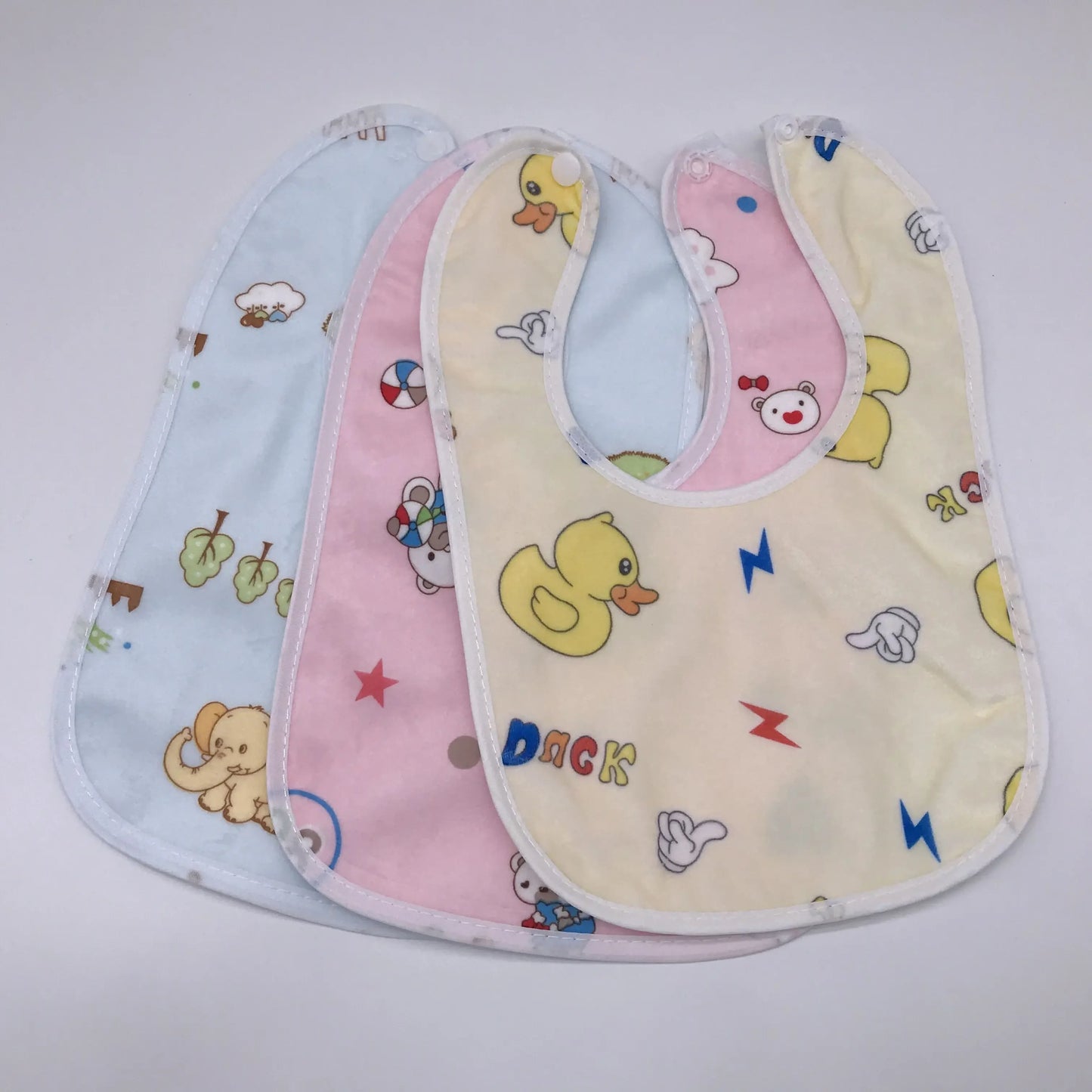 Babero de algodón impermeable para bebé