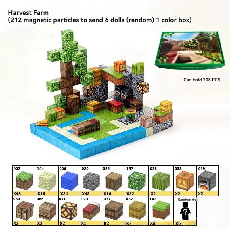 Magnetic Famous Scenes Building Kit