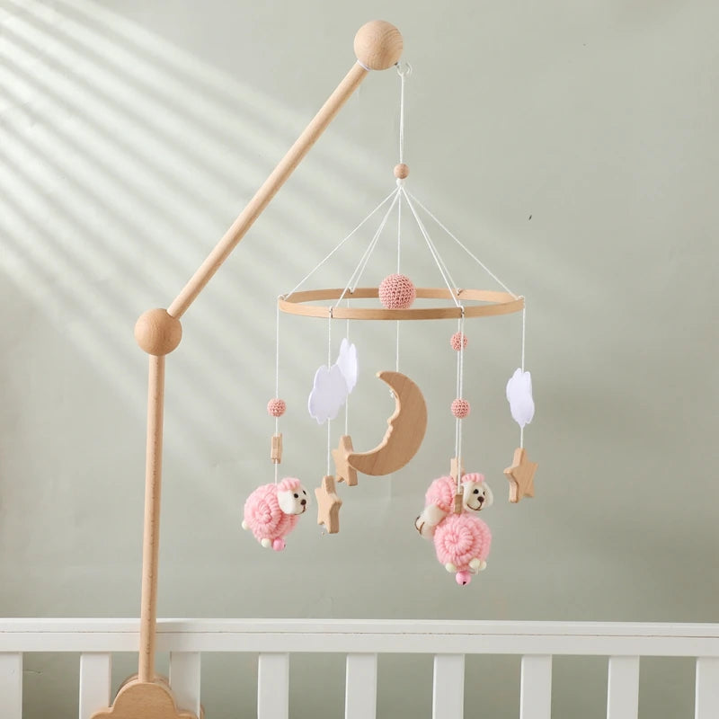 Wooden Baby Crib Mobile