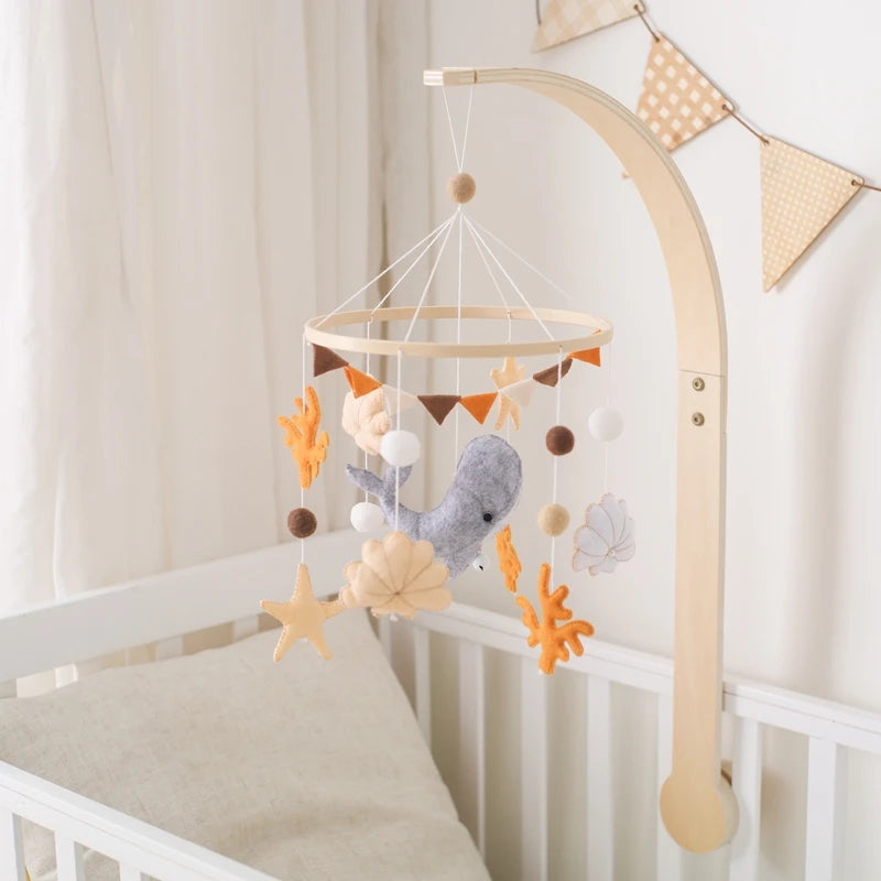 Wooden Baby Crib Mobile