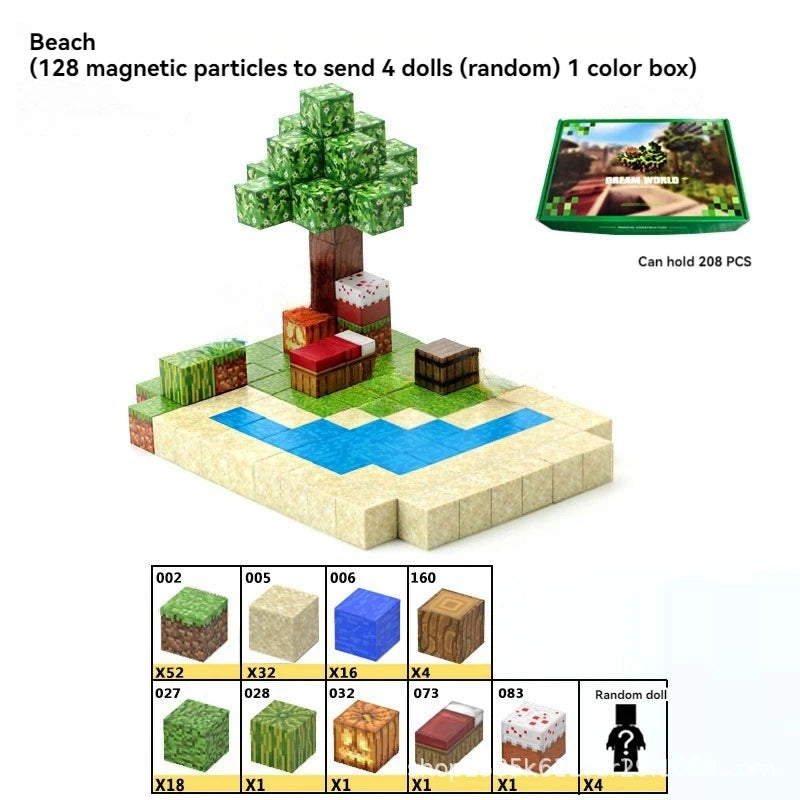Magnetic Famous Scenes Building Kit
