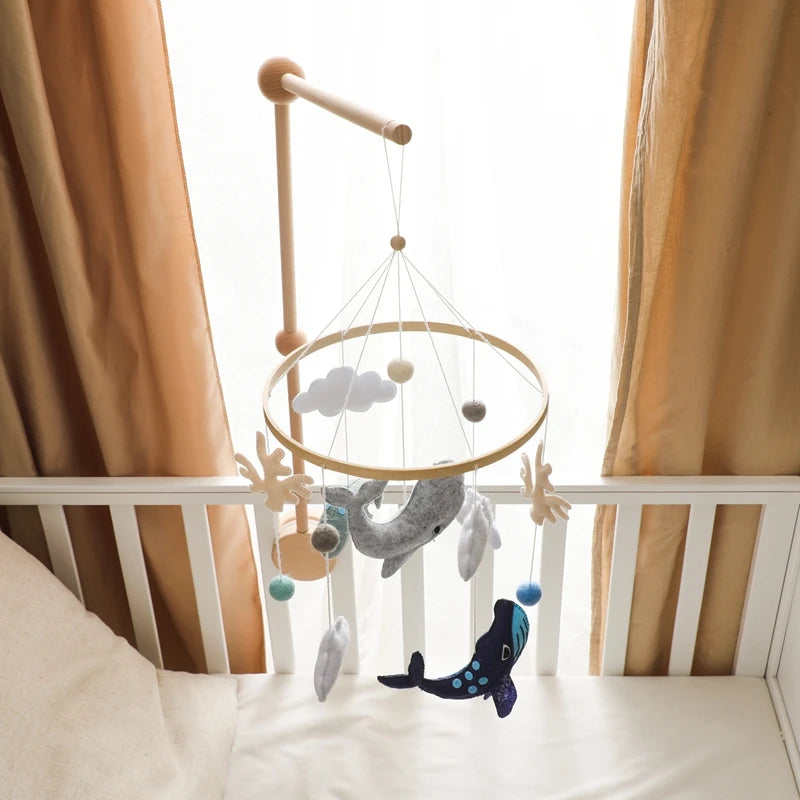 Wooden Baby Crib Mobile