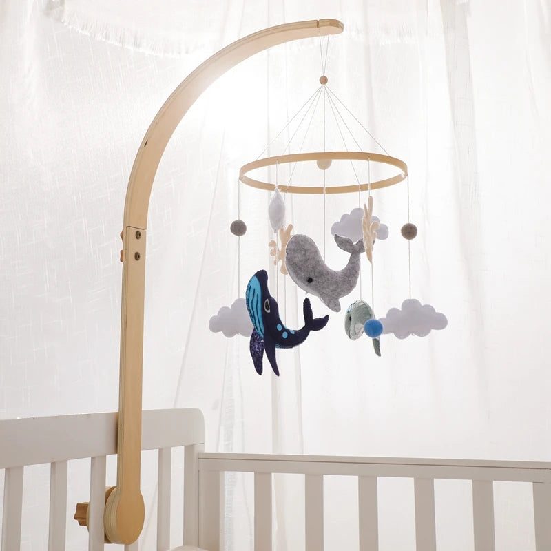 Wooden Baby Crib Mobile