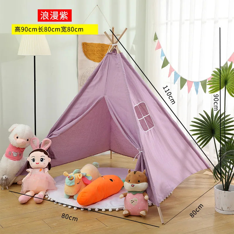 Kids Teepee Tent with LED Lights