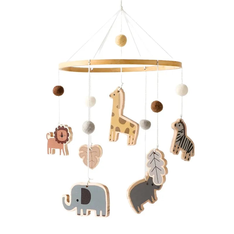 Wooden Baby Crib Mobile