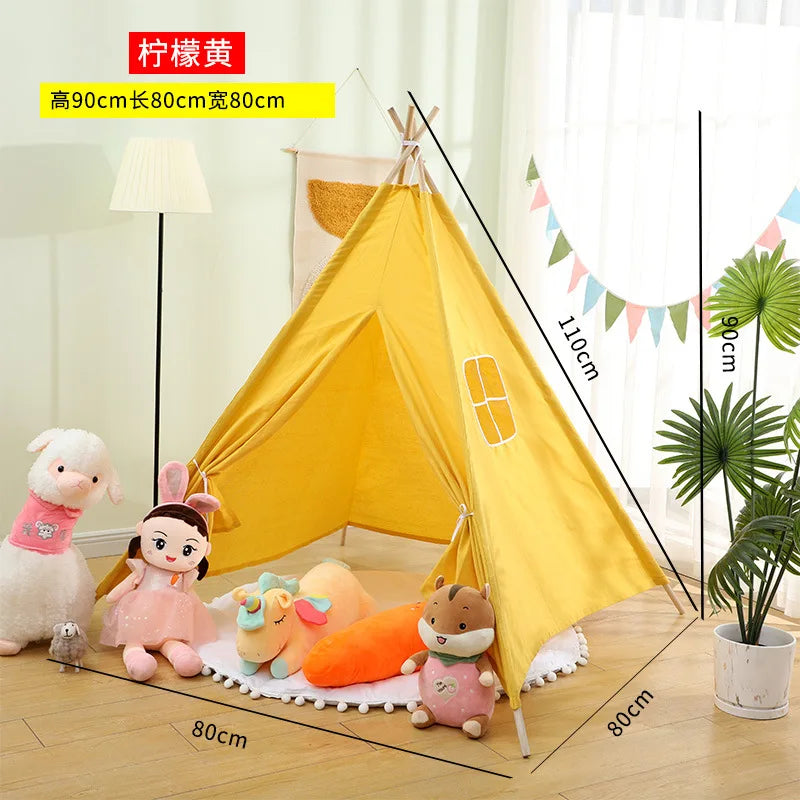 Kids Teepee Tent with LED Lights