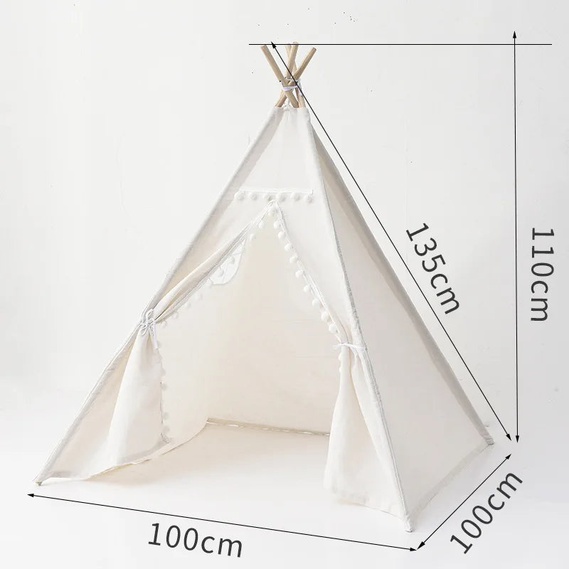 Kids Teepee Tent with LED Lights