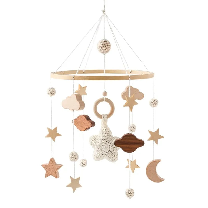 Wooden Baby Crib Mobile