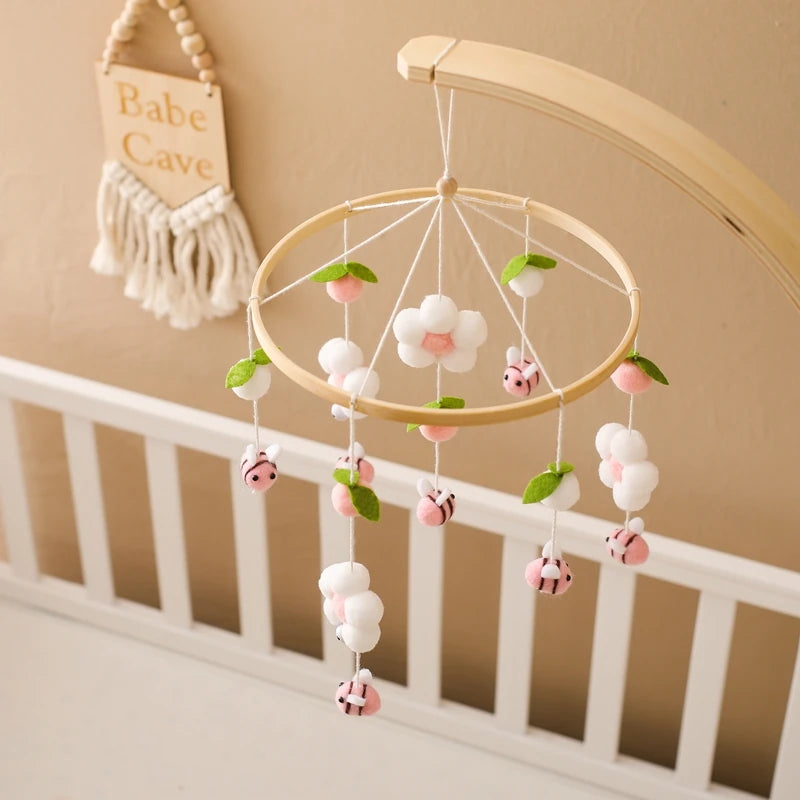 Wooden Baby Crib Mobile