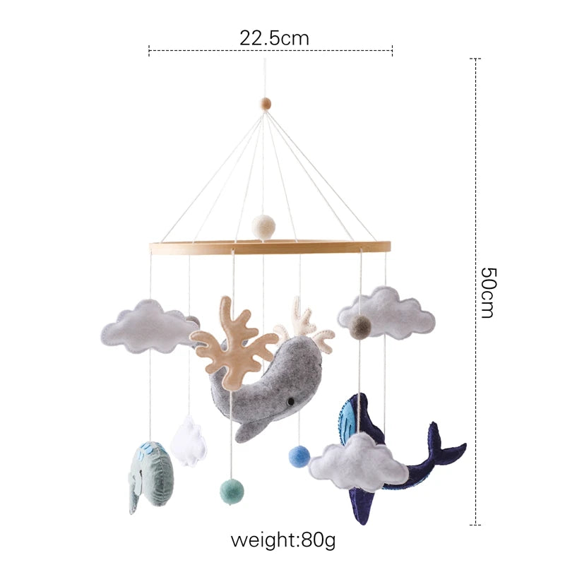 Wooden Baby Crib Mobile