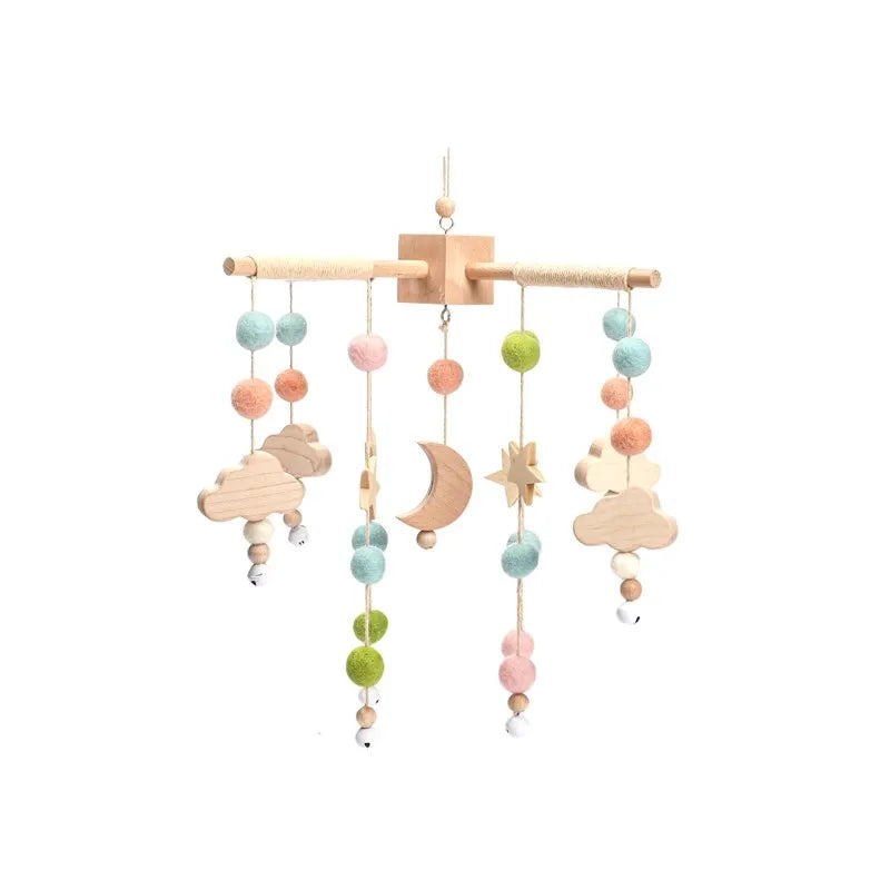 Wooden Baby Crib Mobile