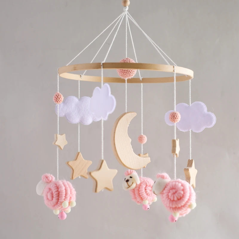Wooden Baby Crib Mobile
