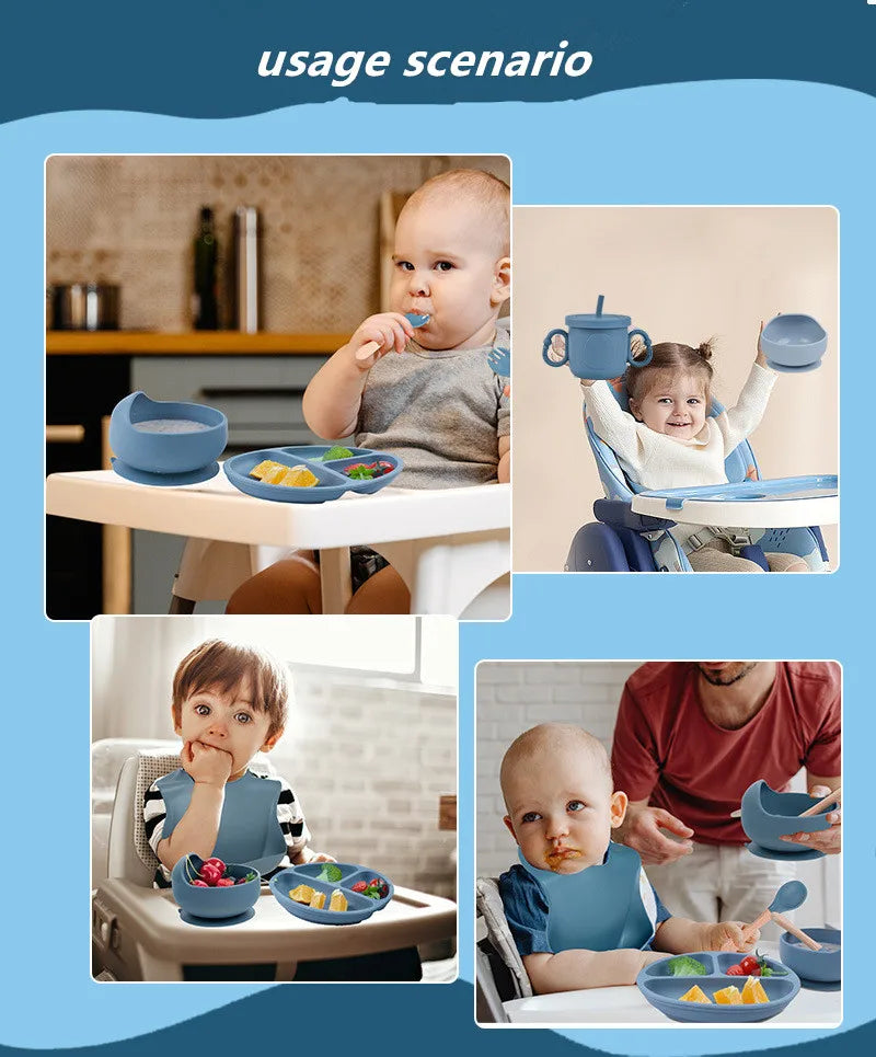 Baby Silicone Meal Set