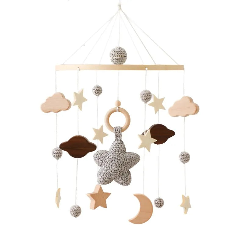 Wooden Baby Crib Mobile