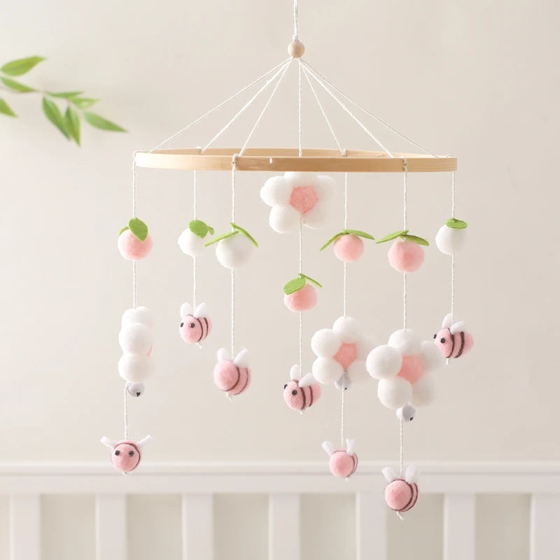 Wooden Baby Crib Mobile