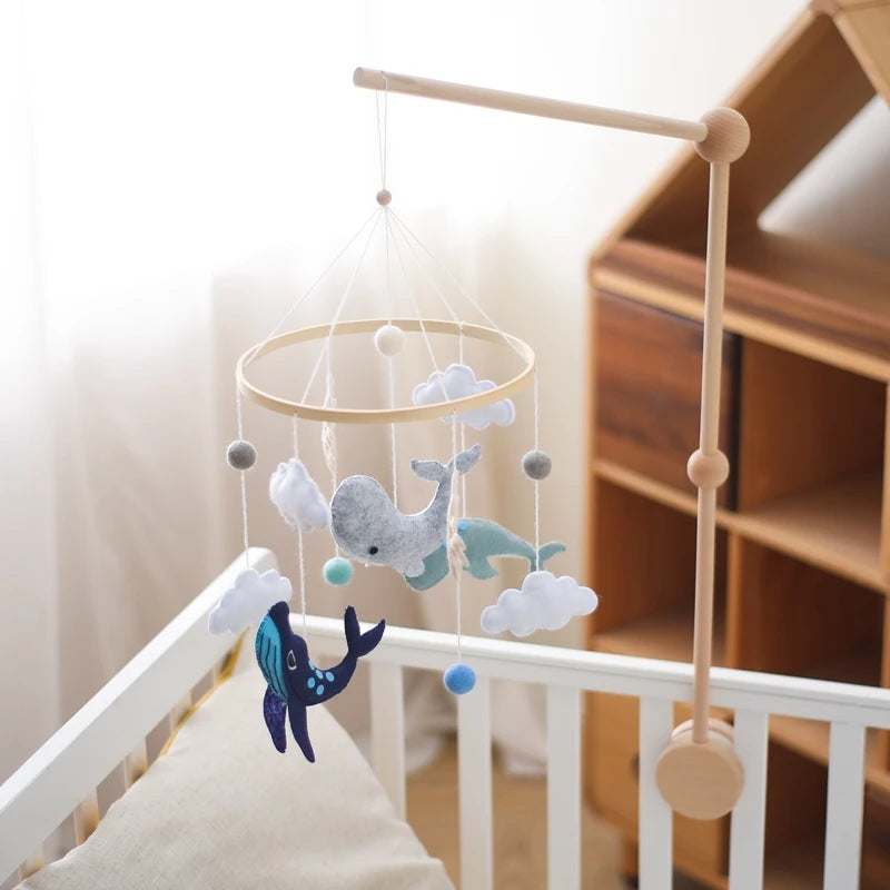 Wooden Baby Crib Mobile