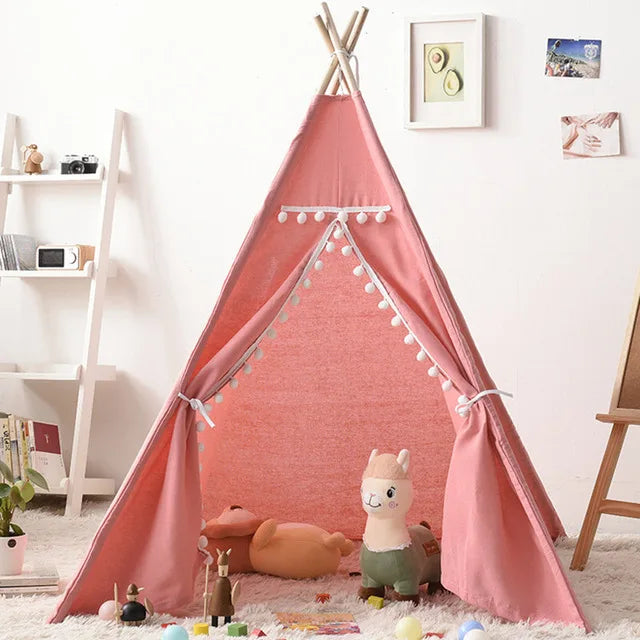Kids Teepee Tent with LED Lights