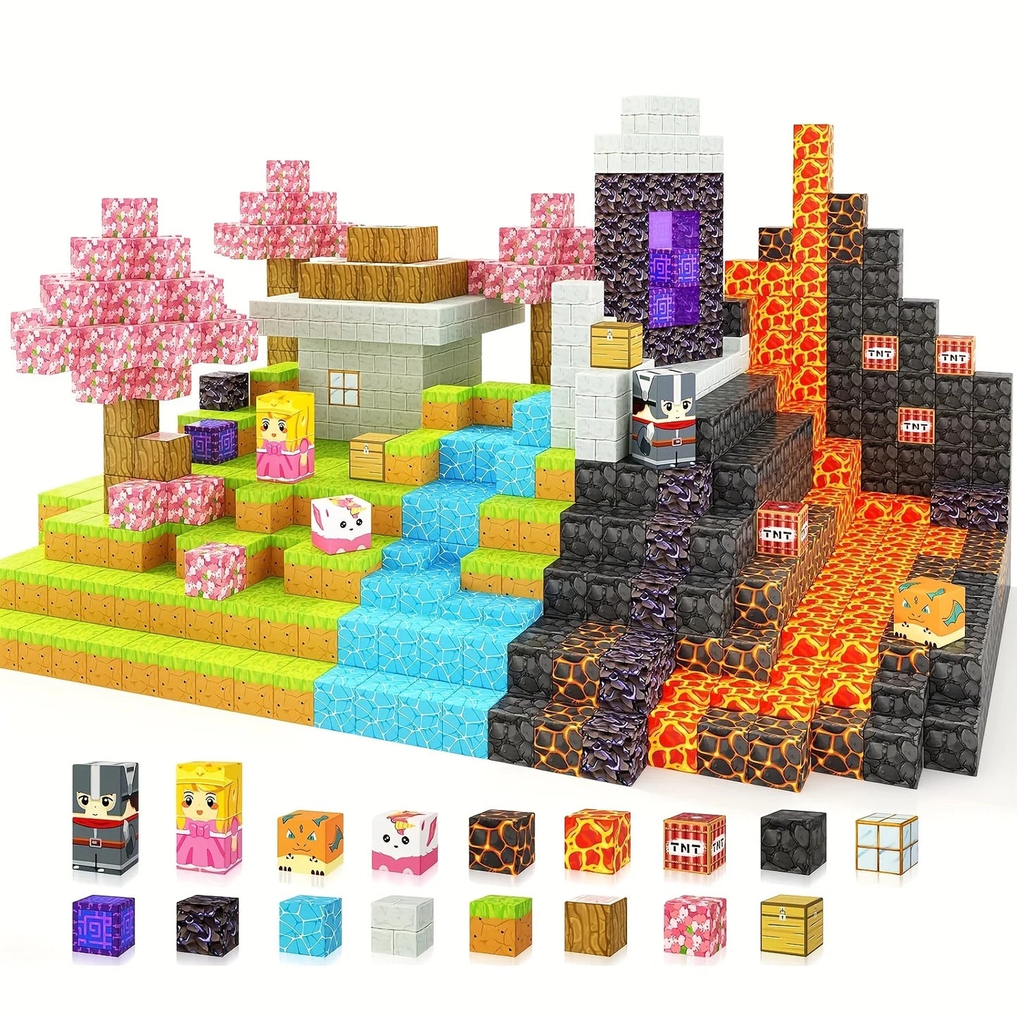 Magnetic Famous Scenes Building Kit