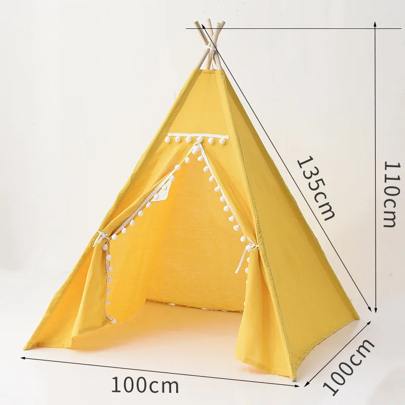 Kids Teepee Tent with LED Lights