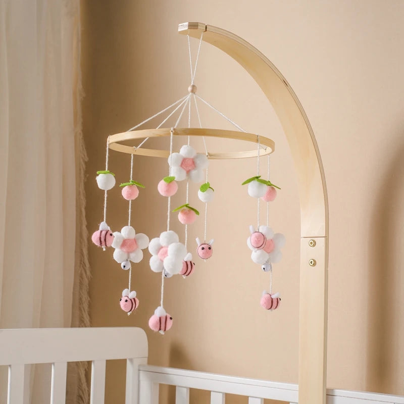 Wooden Baby Crib Mobile