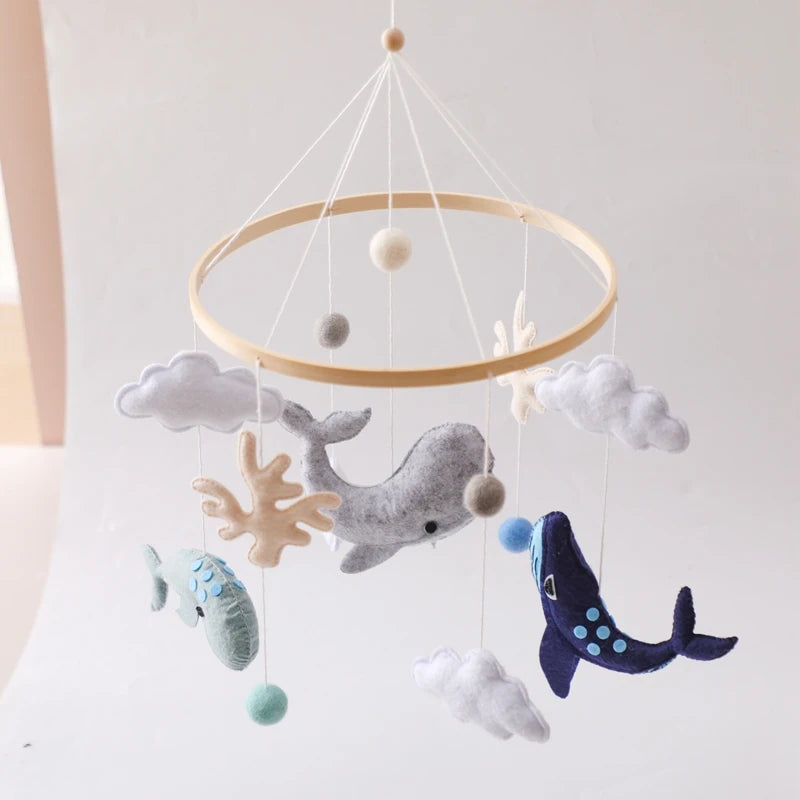 Wooden Baby Crib Mobile
