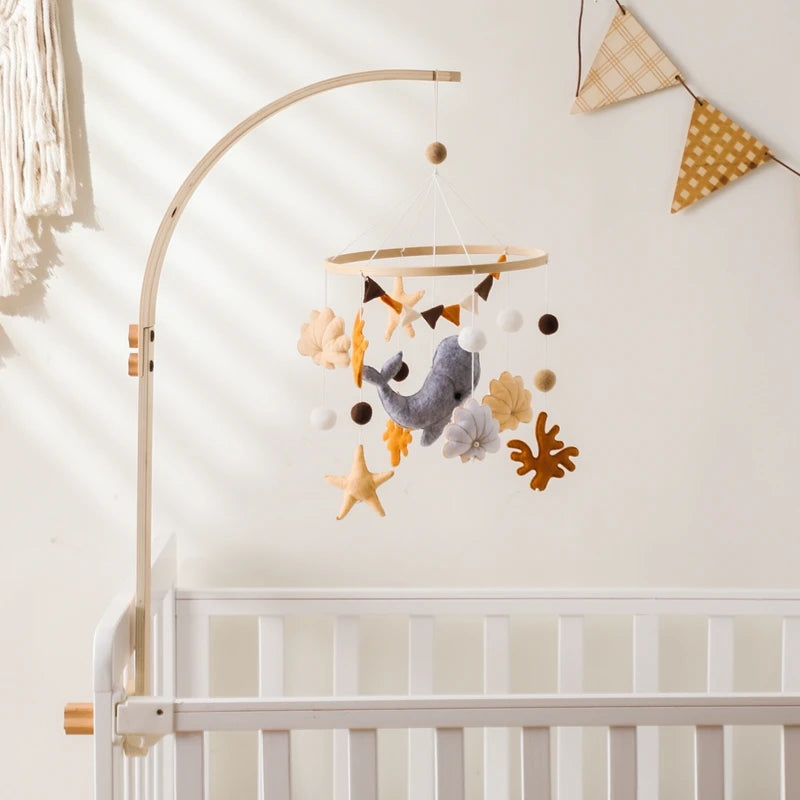 Wooden Baby Crib Mobile