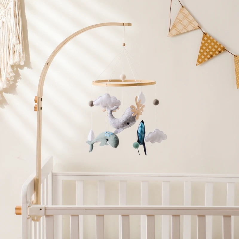 Wooden Baby Crib Mobile