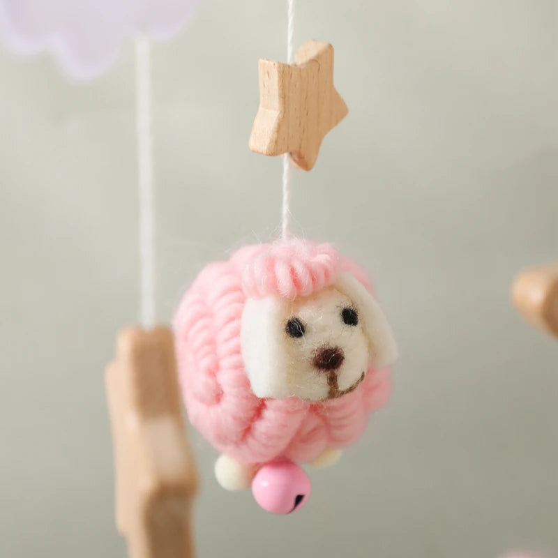 Wooden Baby Crib Mobile