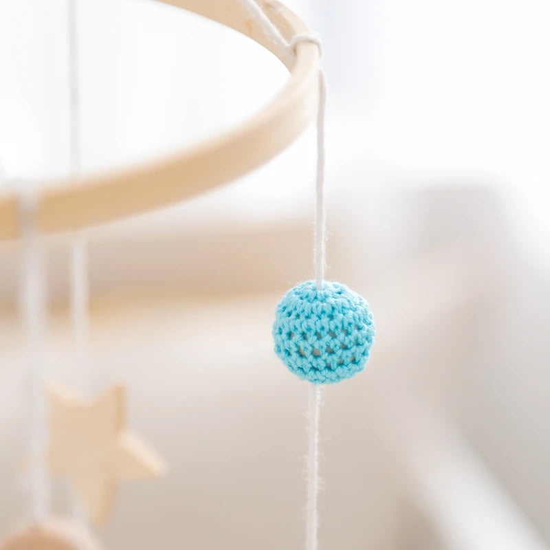Wooden Baby Crib Mobile