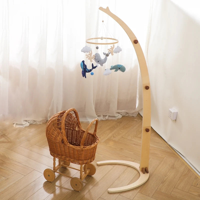 Wooden Baby Crib Mobile