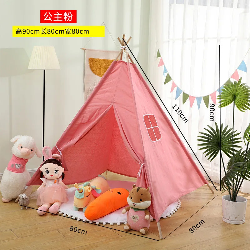 Kids Teepee Tent with LED Lights