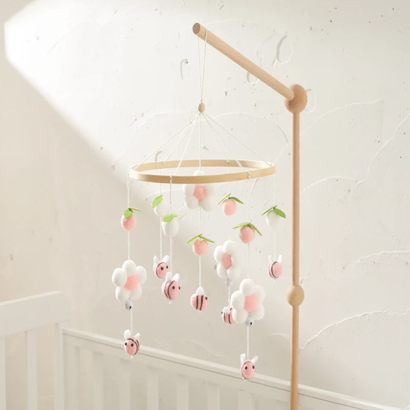 Wooden Baby Crib Mobile