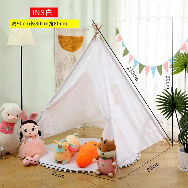 Kids Teepee Tent with LED Lights