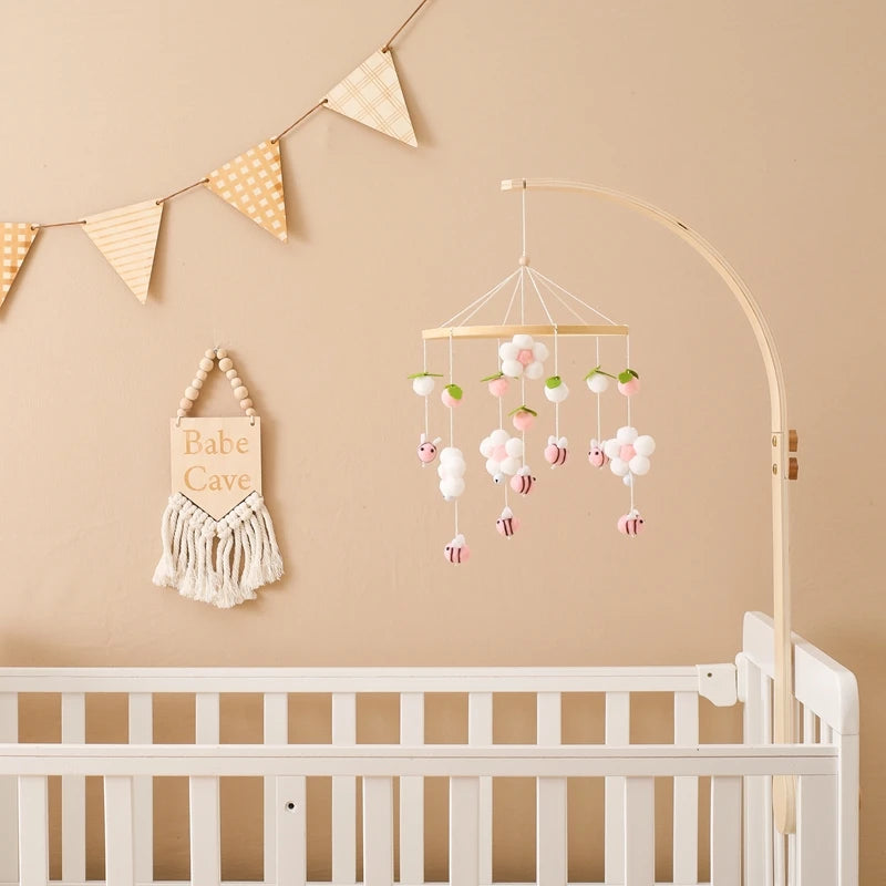 Wooden Baby Crib Mobile