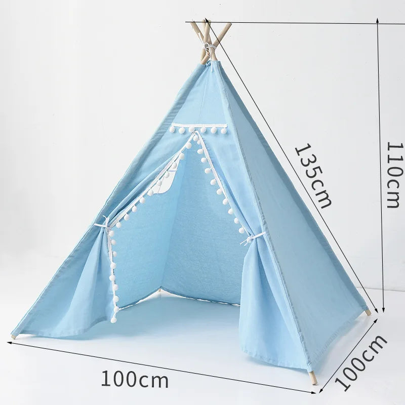 Kids Teepee Tent with LED Lights