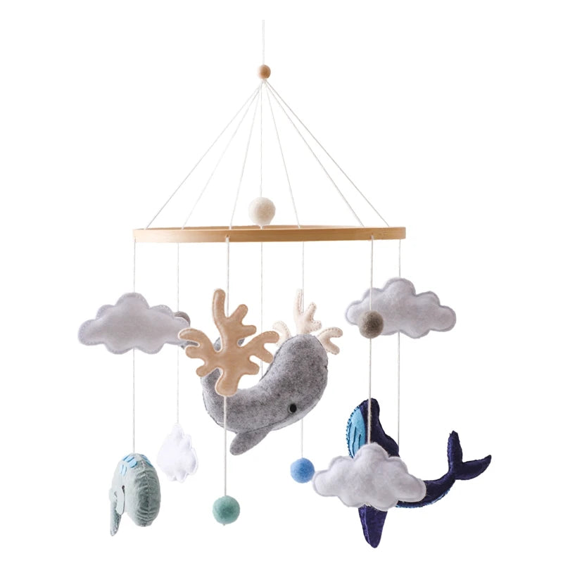 Wooden Baby Crib Mobile
