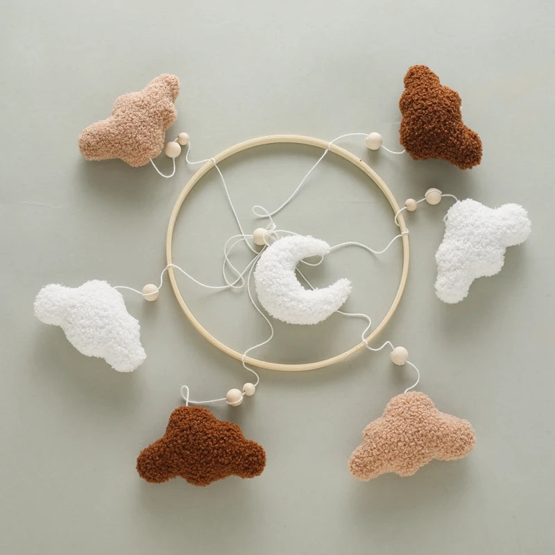 Wooden Baby Crib Mobile
