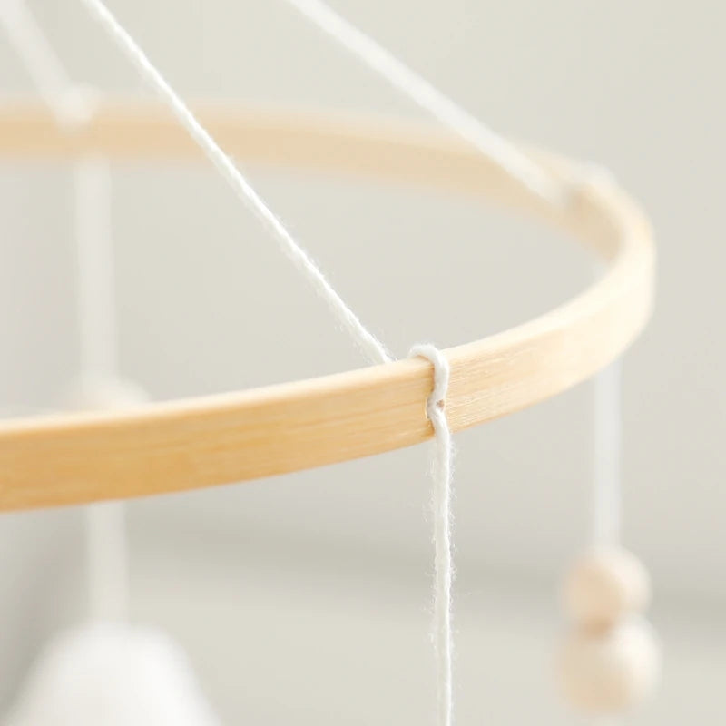 Wooden Baby Crib Mobile