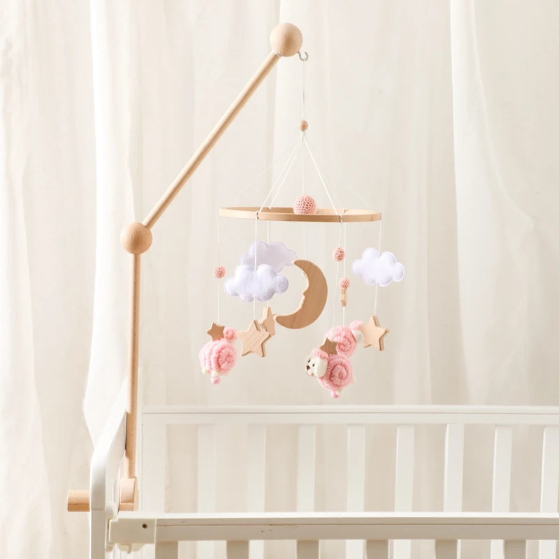 Wooden Baby Crib Mobile