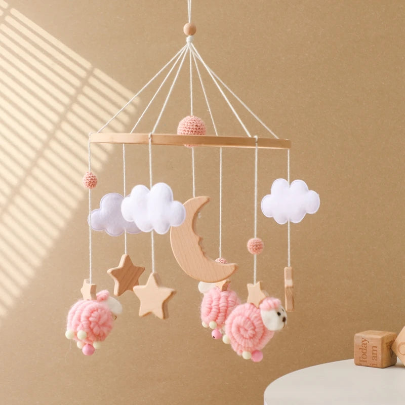 Wooden Baby Crib Mobile