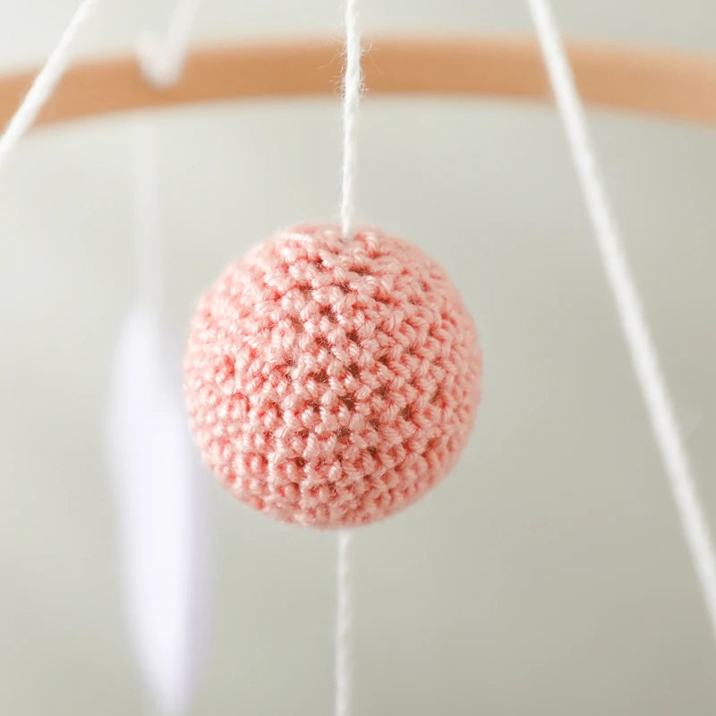 Wooden Baby Crib Mobile
