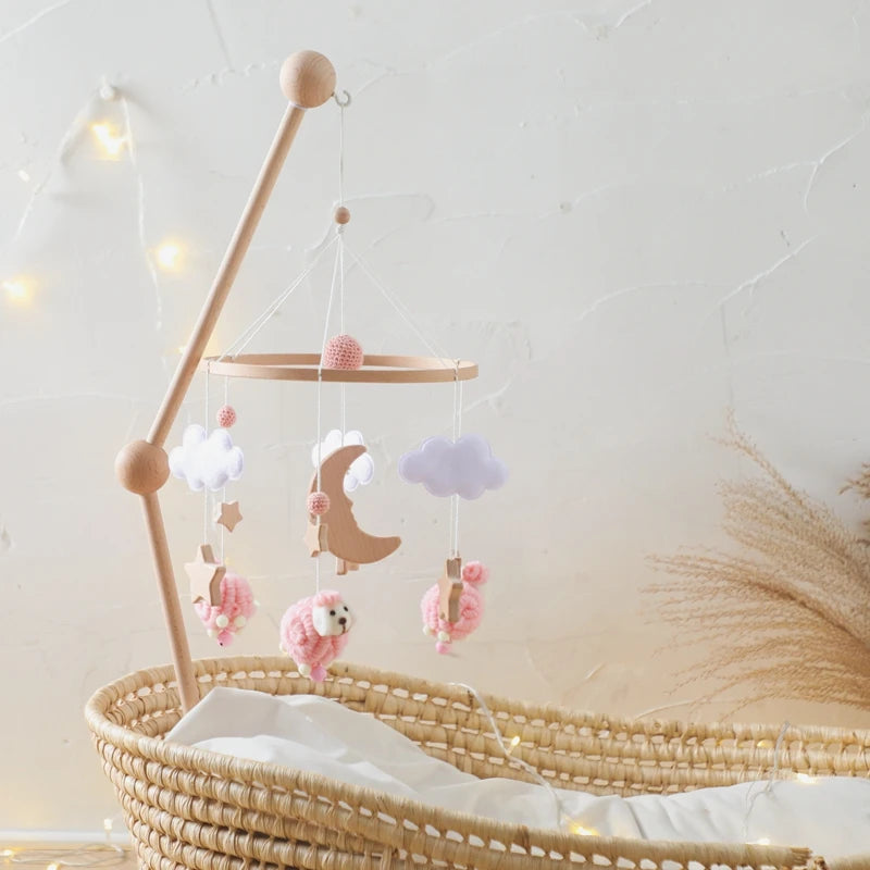 Wooden Baby Crib Mobile