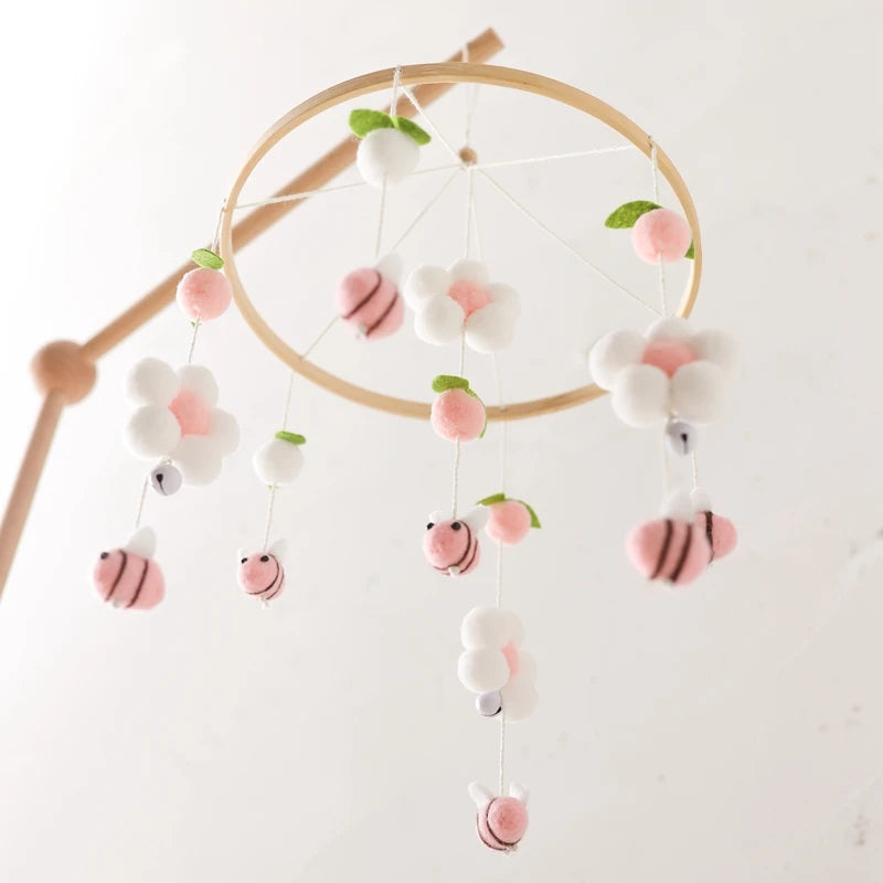Wooden Baby Crib Mobile