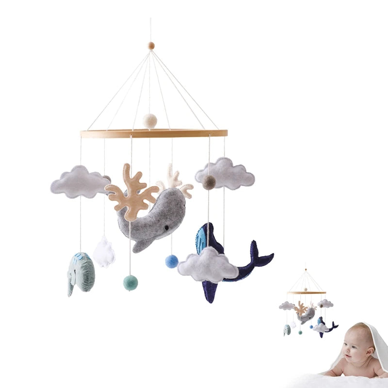 Wooden Baby Crib Mobile